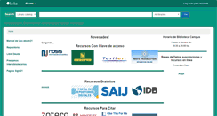 Desktop Screenshot of biblio.uesiglo21.edu.ar